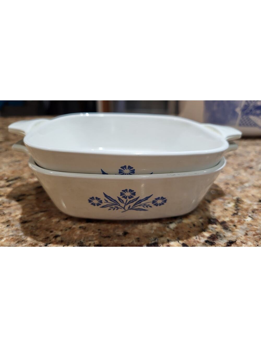 Corning Ware Cornflower Blue Small Petite Mini Casserole Dish P-41-B (Set of 2)